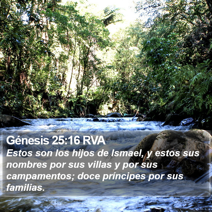 Génesis 25:16 RVA Bible Study