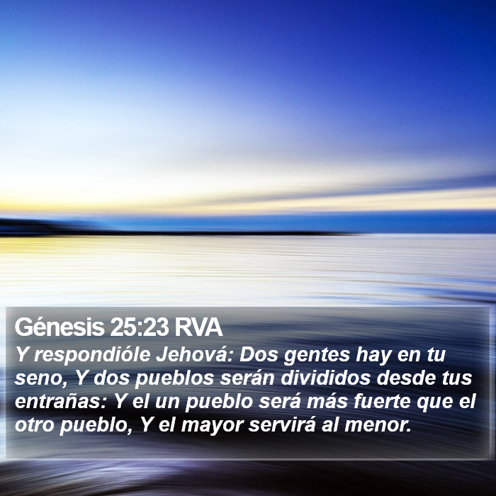 Génesis 25:23 RVA Bible Study
