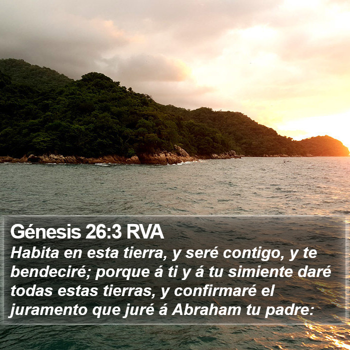 Génesis 26:3 RVA Bible Study