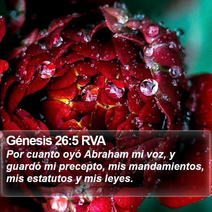 Génesis 26:5 RVA Bible Study