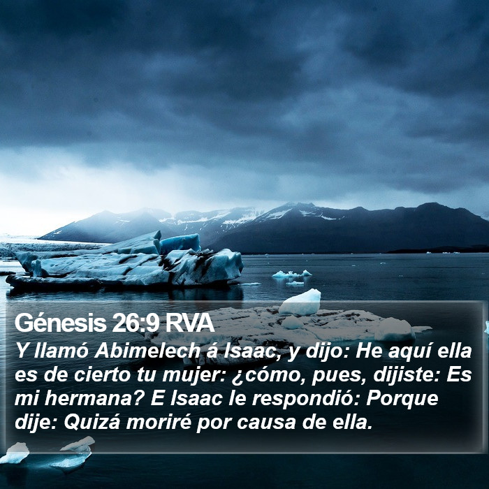 Génesis 26:9 RVA Bible Study