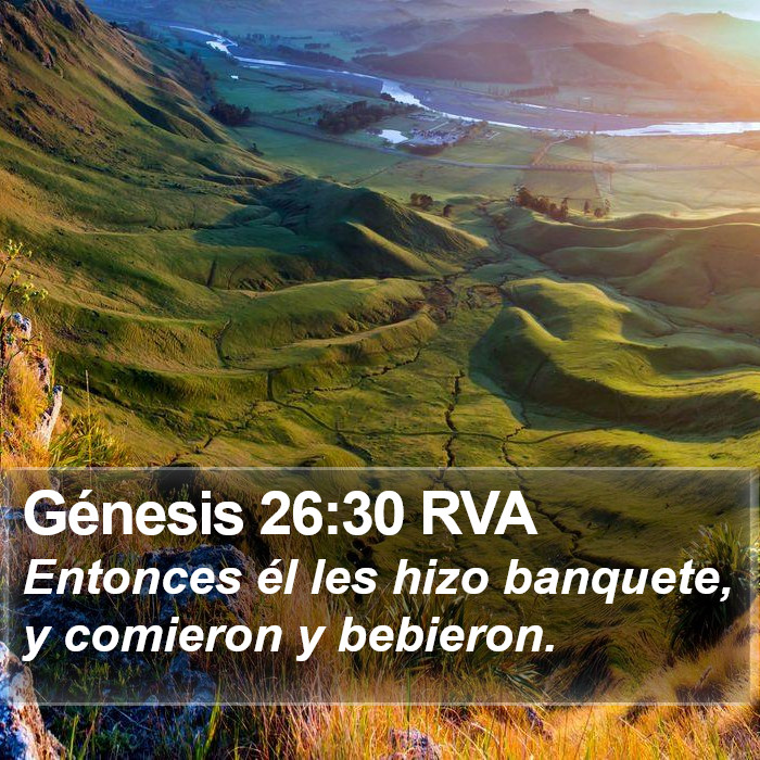 Génesis 26:30 RVA Bible Study