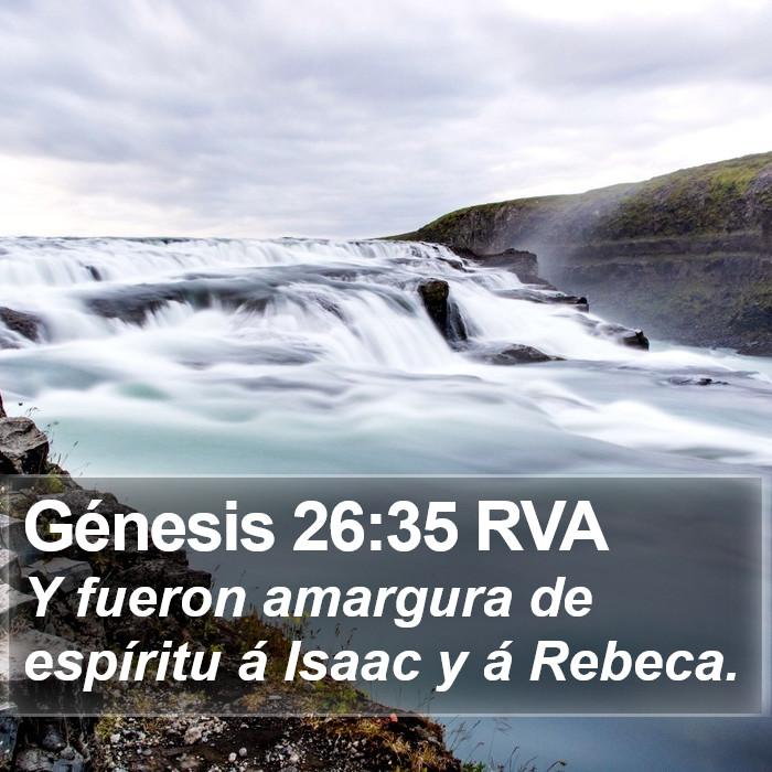 Génesis 26:35 RVA Bible Study