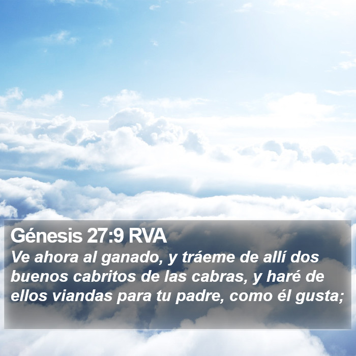 Génesis 27:9 RVA Bible Study