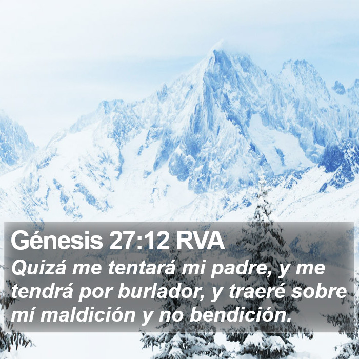 Génesis 27:12 RVA Bible Study