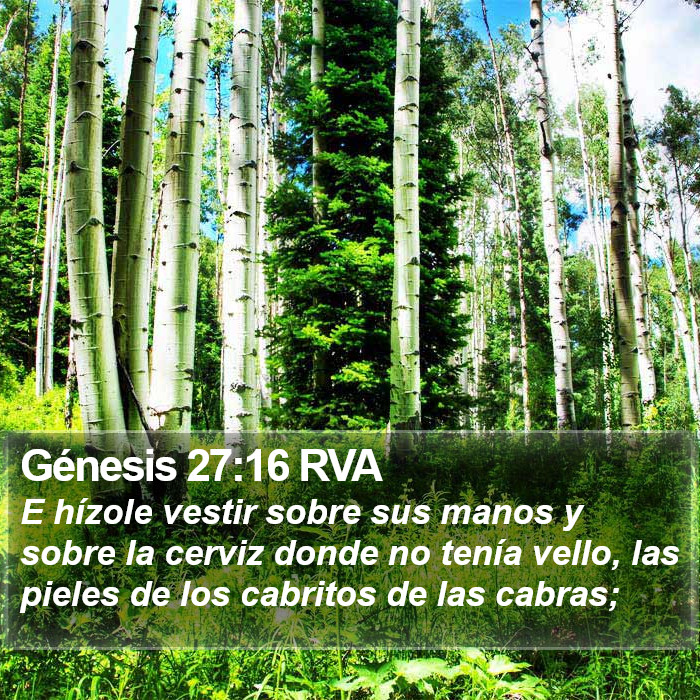 Génesis 27:16 RVA Bible Study