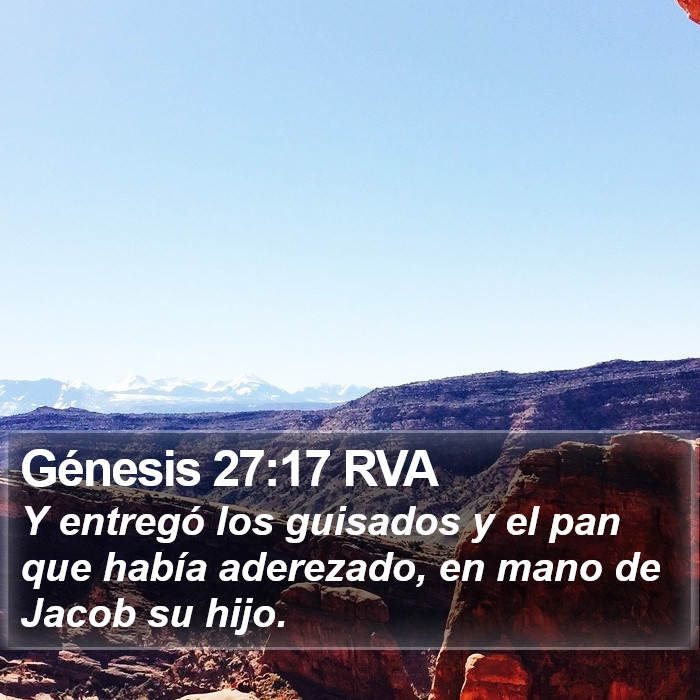 Génesis 27:17 RVA Bible Study