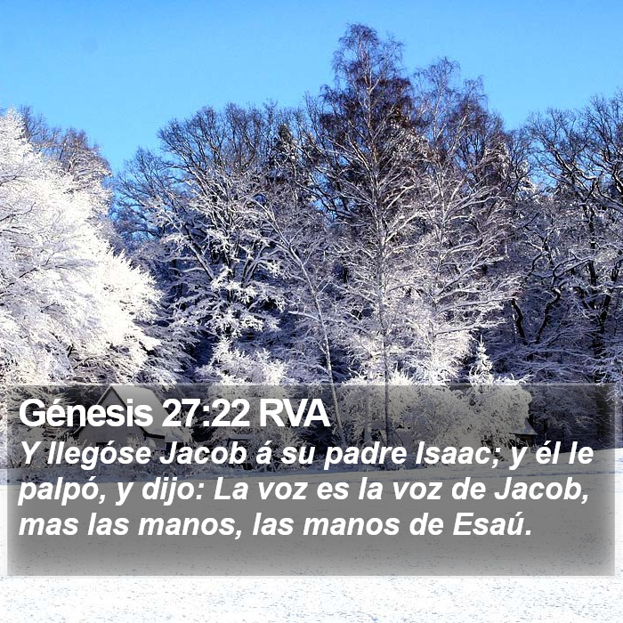 Génesis 27:22 RVA Bible Study