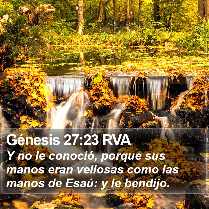 Génesis 27:23 RVA Bible Study