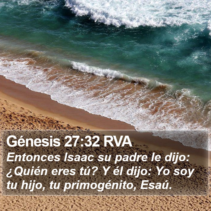 Génesis 27:32 RVA Bible Study