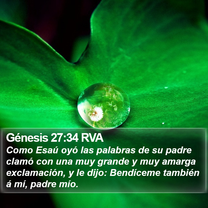 Génesis 27:34 RVA Bible Study