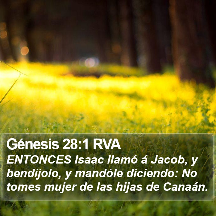 Génesis 28:1 RVA Bible Study