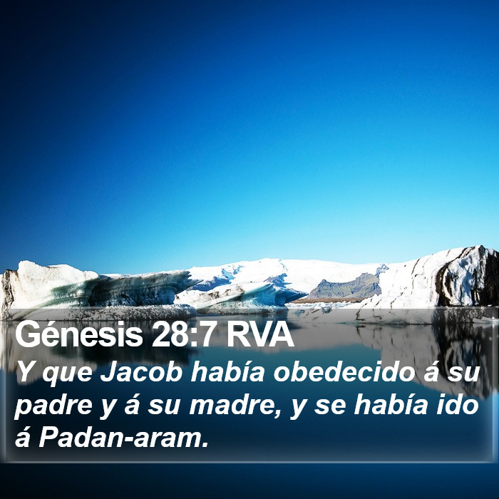 Génesis 28:7 RVA Bible Study