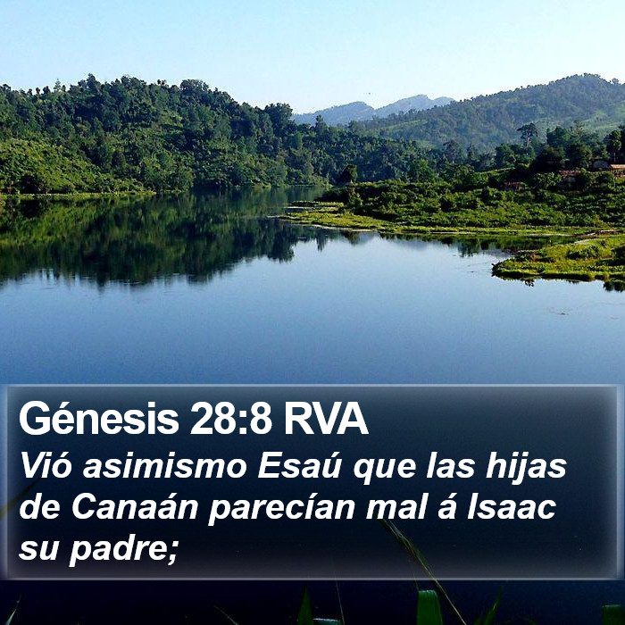 Génesis 28:8 RVA Bible Study