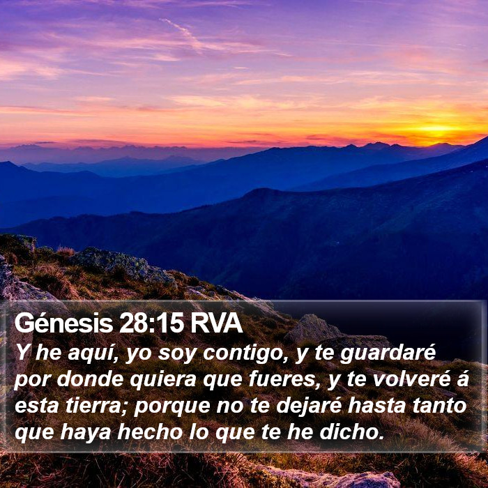 Génesis 28:15 RVA Bible Study