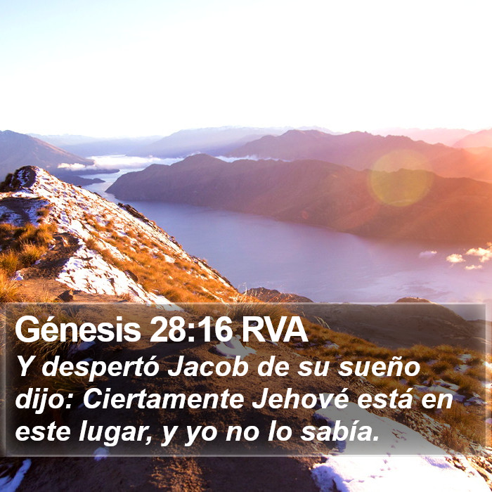 Génesis 28:16 RVA Bible Study