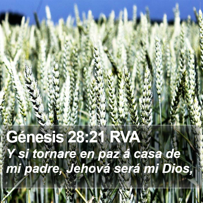 Génesis 28:21 RVA Bible Study