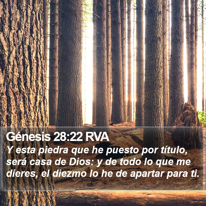 Génesis 28:22 RVA Bible Study