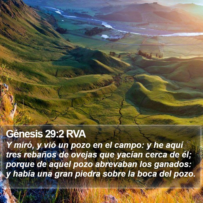 Génesis 29:2 RVA Bible Study