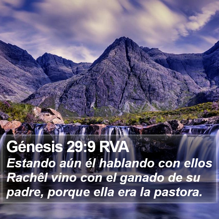 Génesis 29:9 RVA Bible Study