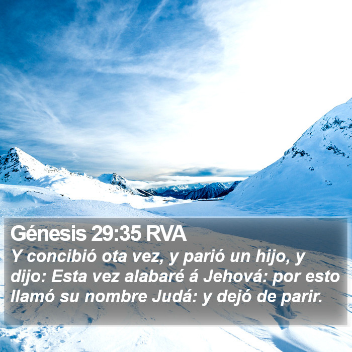 Génesis 29:35 RVA Bible Study