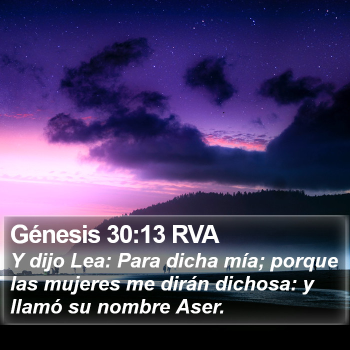 Génesis 30:13 RVA Bible Study