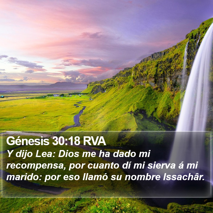 Génesis 30:18 RVA Bible Study