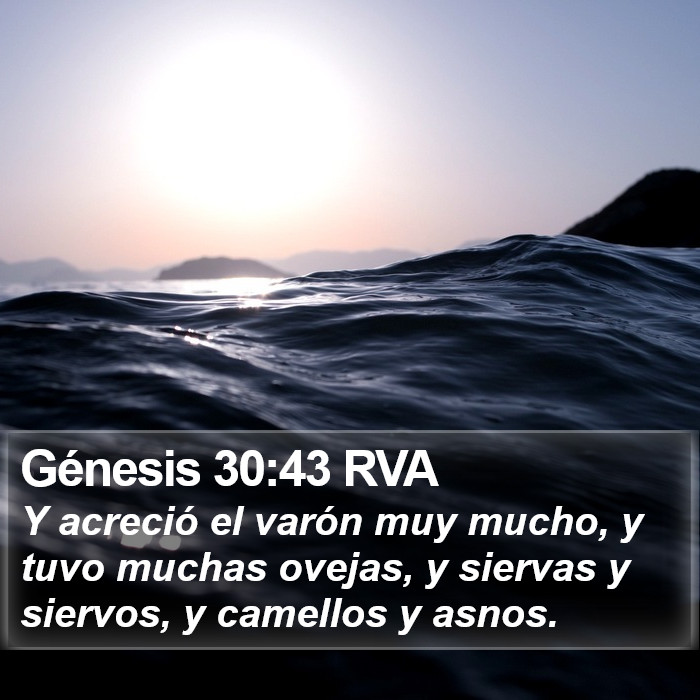 Génesis 30:43 RVA Bible Study