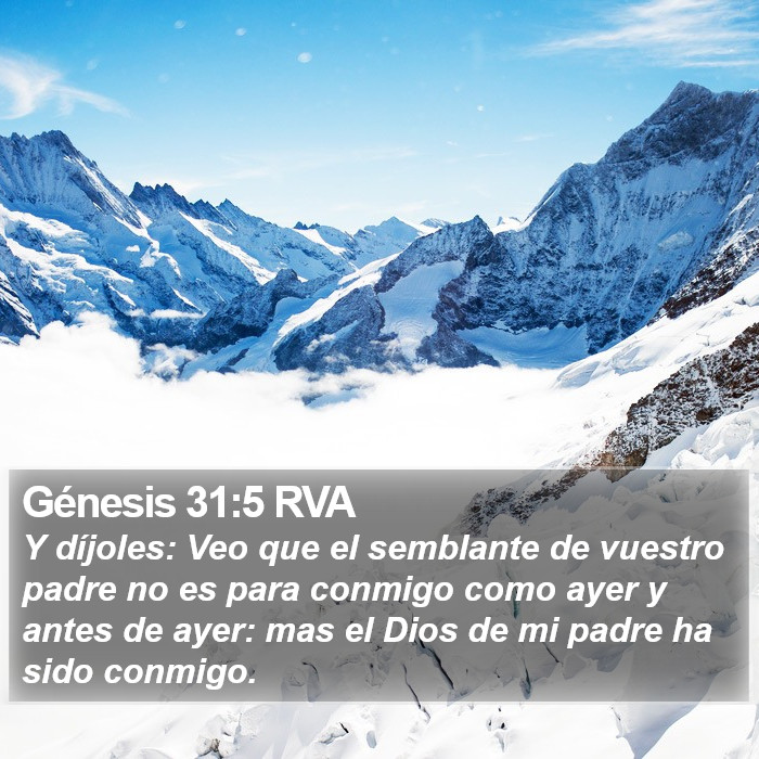 Génesis 31:5 RVA Bible Study
