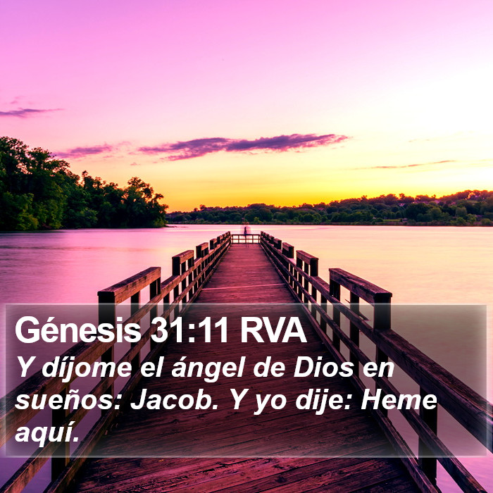 Génesis 31:11 RVA Bible Study