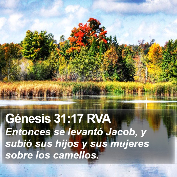 Génesis 31:17 RVA Bible Study