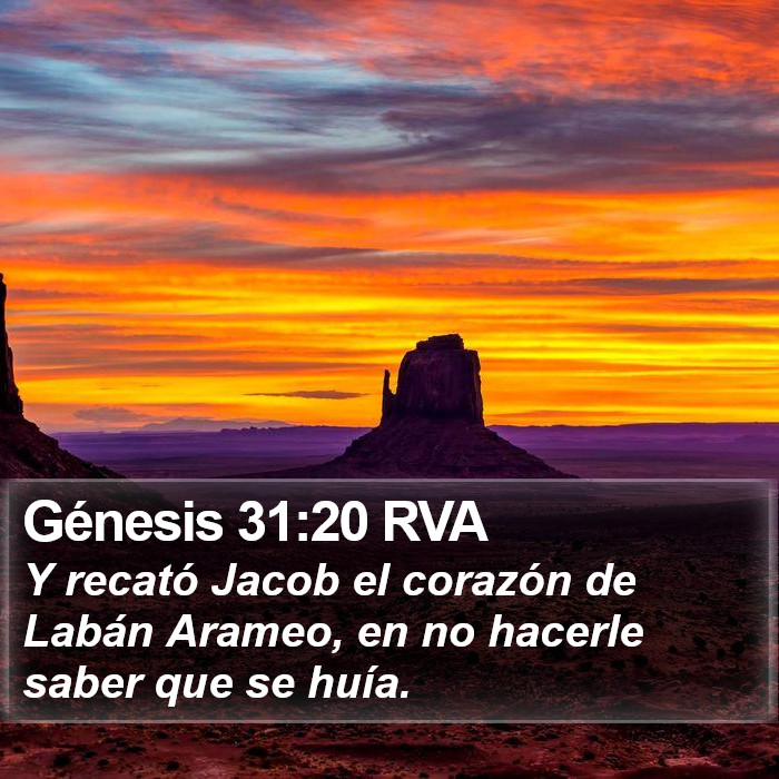 Génesis 31:20 RVA Bible Study