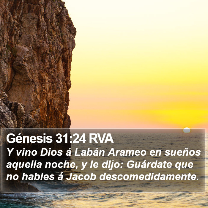 Génesis 31:24 RVA Bible Study