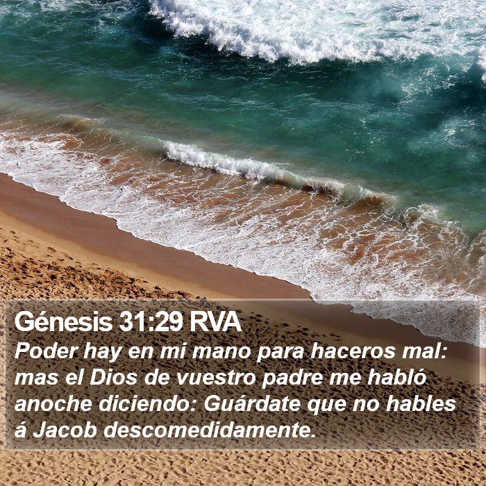 Génesis 31:29 RVA Bible Study