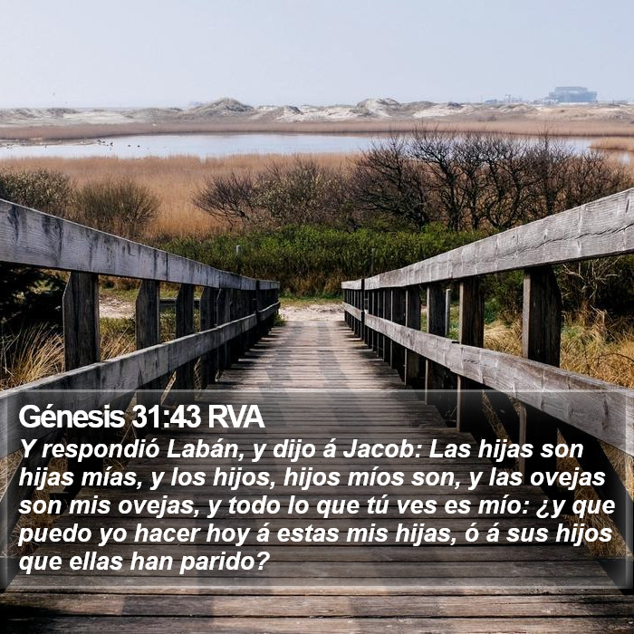 Génesis 31:43 RVA Bible Study