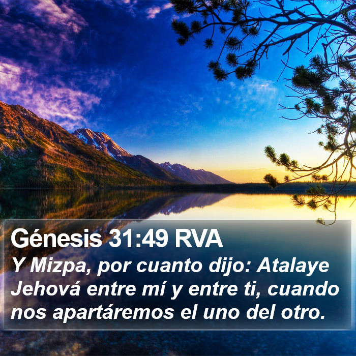 Génesis 31:49 RVA Bible Study