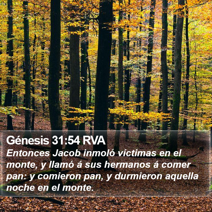 Génesis 31:54 RVA Bible Study