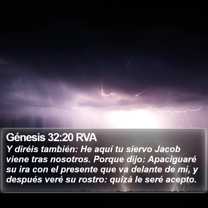 Génesis 32:20 RVA Bible Study