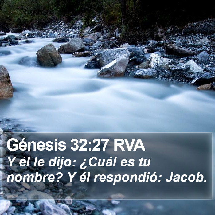 Génesis 32:27 RVA Bible Study