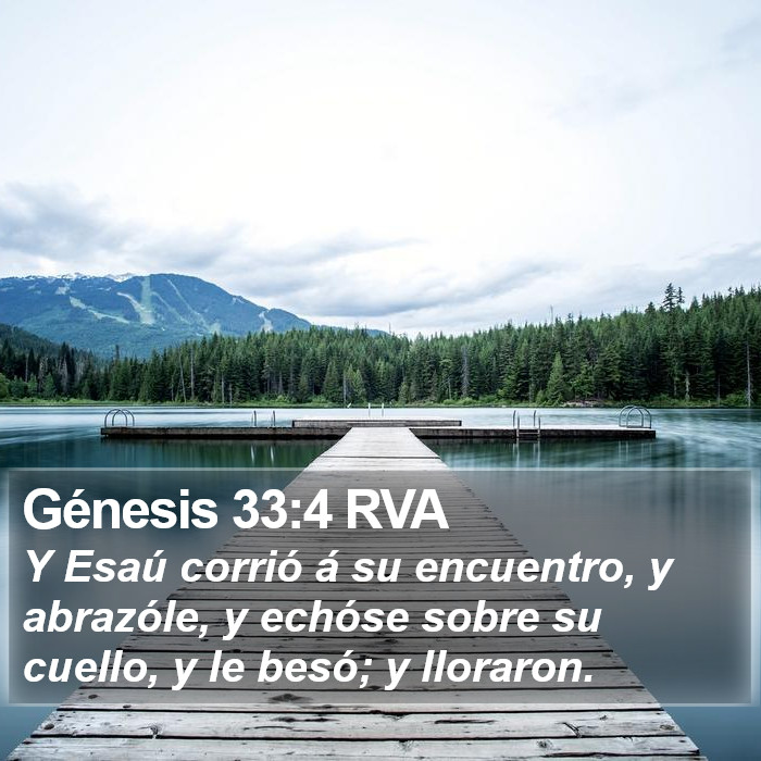 Génesis 33:4 RVA Bible Study