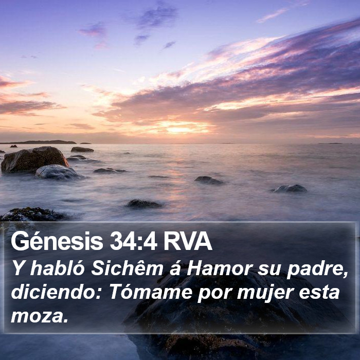 Génesis 34:4 RVA Bible Study