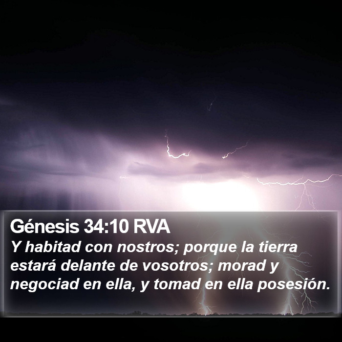 Génesis 34:10 RVA Bible Study