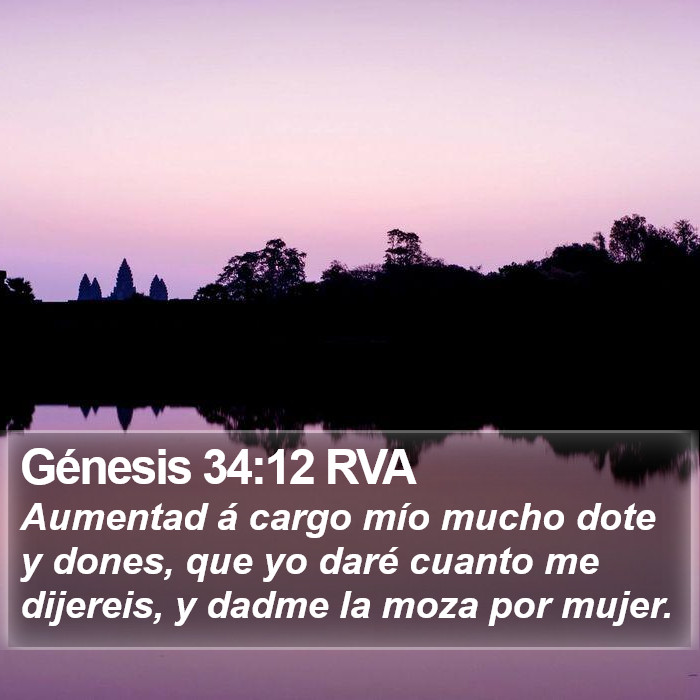 Génesis 34:12 RVA Bible Study