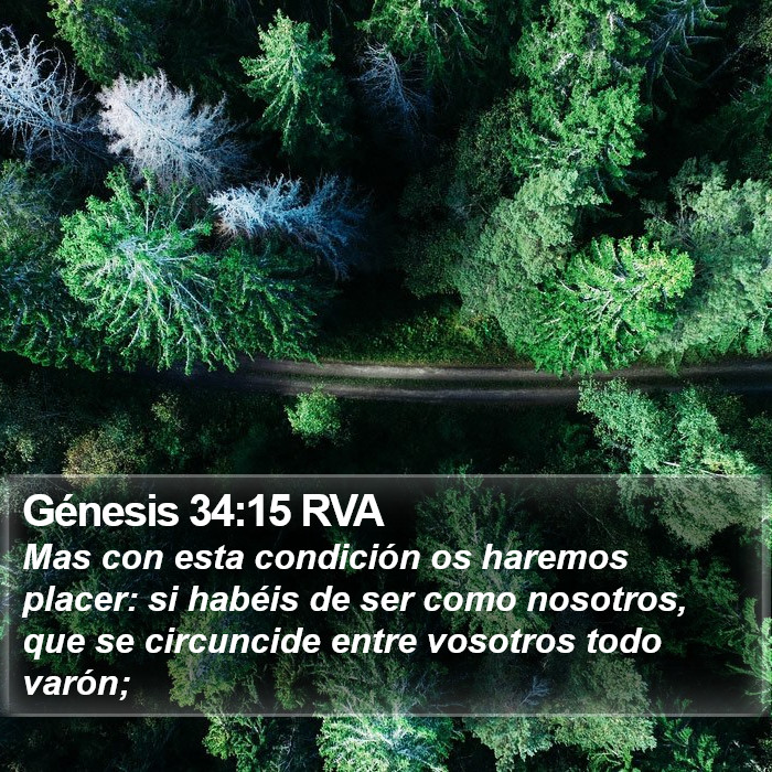 Génesis 34:15 RVA Bible Study