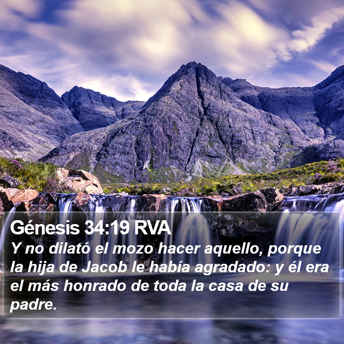 Génesis 34:19 RVA Bible Study