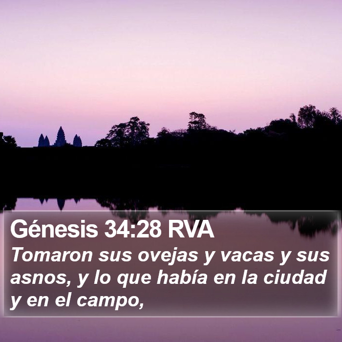 Génesis 34:28 RVA Bible Study