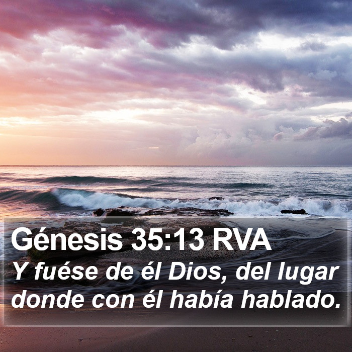 Génesis 35:13 RVA Bible Study