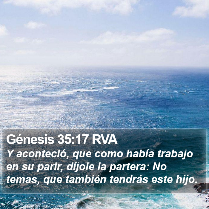 Génesis 35:17 RVA Bible Study