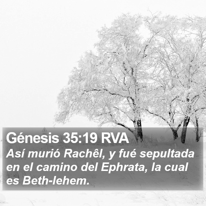 Génesis 35:19 RVA Bible Study