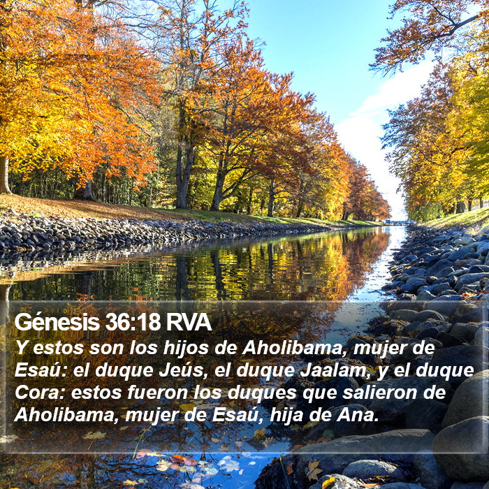 Génesis 36:18 RVA Bible Study